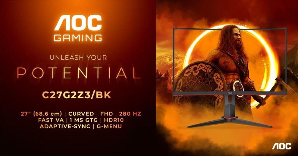 AOC GAMING C27G2Z3/BK: Νέα gaming οθόνη 280Hz στα €239